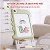 Bộ bảng vẽ cho bé kèm ghế Pakey Khủng Long 15 Bảng rất ít bám bụi và chỉ cần lau qua là sạch như mới