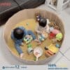 Bể bóng bể bơi cho bé Pakey 2in1 15 Bể bóng kết hợp bể bơi cho bé 2in1 - Hàng chính hãng có bảo hành