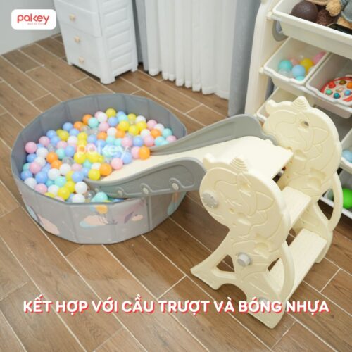 Bể bóng vải Pakey 3 màu - có họa tiết 13 Bể bóng vải Pakey