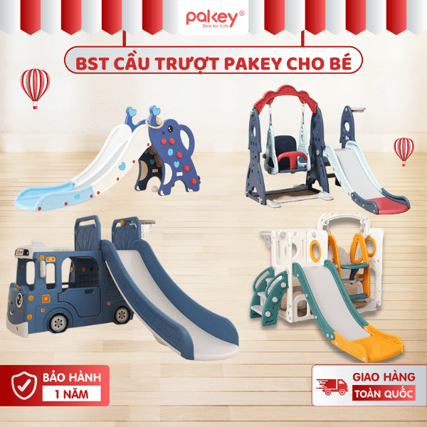 CÂU CHUYỆN PAKEY 8 CẦU TRƯỢT CHO BÉ