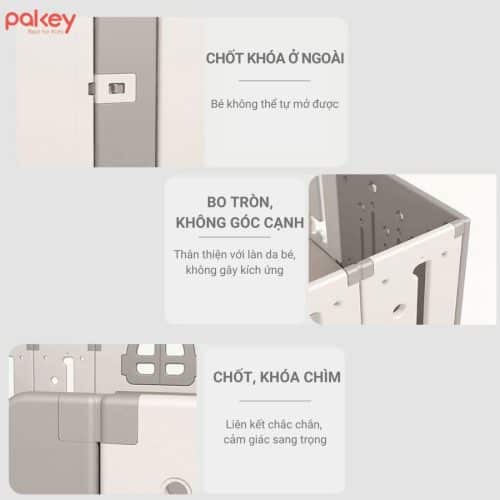 Mỗi chi tiết đều được thiết kế tỉ mỉ và tinh tế nhất nhằm đảm bảo sự an toàn cho bé và thuận tiện cho ba mẹ