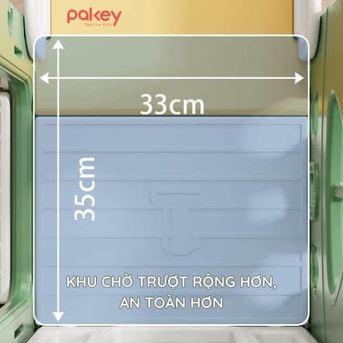 Khu vực chờ trượt rộng và an toàn