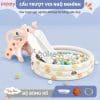 Cầu trượt cho bé Pakey voi cao cấp 17 cau truot em be voi cao cap 10 New sun babies