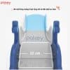 Cầu trượt cho bé Pakey voi cao cấp 25 Bề mặt lòng máng trượt rộng rãi, nhẵn mịn