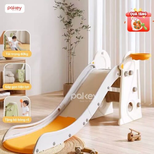 Cầu trượt đơn Pakey chim cánh cụt B051 43 Cầu trượt Pakey chim cánh cụt
