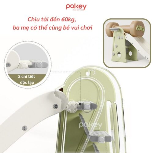 Cầu trượt đơn Pakey chim cánh cụt B051 36 Cầu trượt Pakey chim cánh cụt