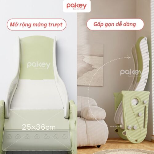 Cầu trượt đơn Pakey chim cánh cụt B051 33 Cầu trượt Pakey chim cánh cụt