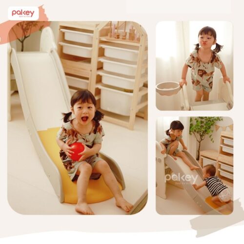 Cầu trượt đơn Pakey chim cánh cụt B051 30 Cầu trượt Pakey chim cánh cụt