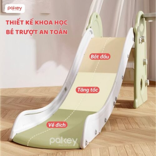 Cầu trượt đơn Pakey chim cánh cụt B051 37 Cầu trượt Pakey chim cánh cụt