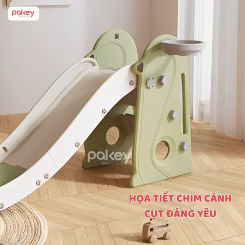 Cầu trượt đơn Pakey chim cánh cụt B051 38 Cầu trượt Pakey chim cánh cụt
