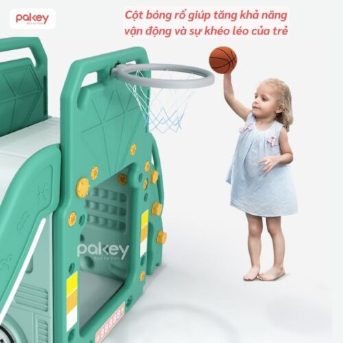 Cầu trượt Pakey xe bus cao cấp 19 Cầu trượt Pakey xe bus cao cấp