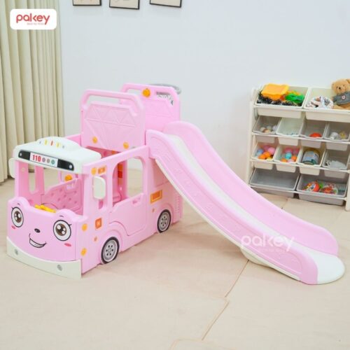 Cầu trượt Pakey xe bus cao cấp 35 Cầu trượt Pakey xe bus cao cấp