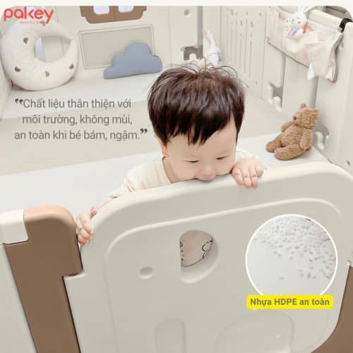 Chất liệu nhựa nguyên sinh HDPE an toàn, không mùi, không bay màu, thân thiện với môi trường