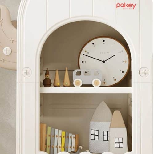Tủ nhựa Pakey được làm từ chất liệu nhựa PE, đã qua điểm định khắt khe và có chứng nhận không chứa BPA