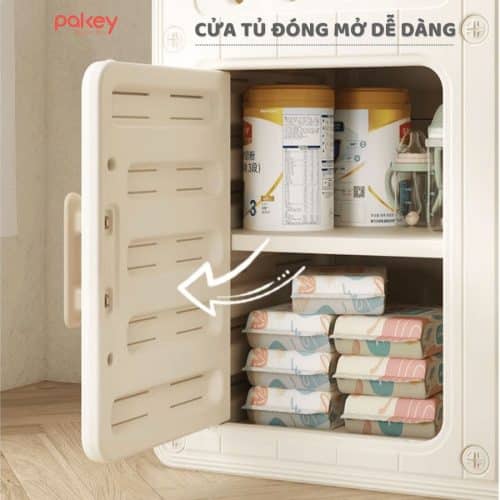 Cánh tủ đóng mở dễ dàng, thao tác đơn giản