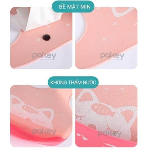 Yếm silicon có máng đem đến sự thoải mái và tiện ích vượt trội cho bé trong suốt hành trình ăn uống