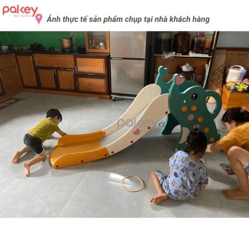 Ảnh thật cầu trượt Pakey voi cao cấp - Feedback từ khách hàng
