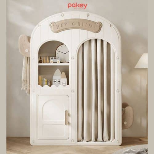 Tủ nhựa đa năng cho bé Pakey 3 tầng, nhiều ngăn E061