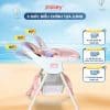 Ghế ăn dặm Pakey HA-038 14 Ghế ăn dặm Pakey HA-038 sở hữu 3 nấc điều chỉnh tựa lưng