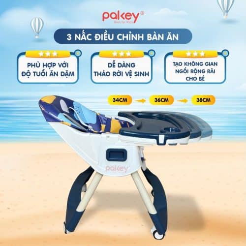 Bàn ăn cũng được trang bị 3 nấc điều chỉnh linh hoạtBàn ăn cũng được trang bị 3 nấc điều chỉnh linh hoạt