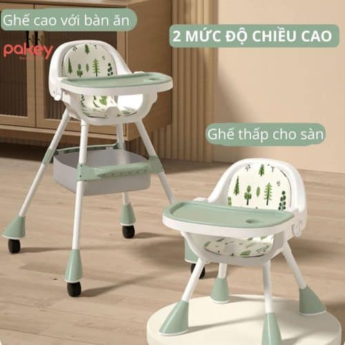 Ghế được trang bị 2 mức điều chỉnh độ cao linh hoạt