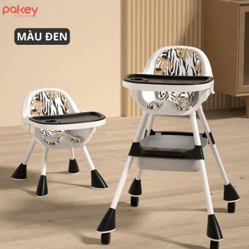 Ghế ăn dặm Pakey HA-08 màu đen