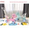 Ngựa bập bênh Pakey 3in1 cho bé 21 hinh anh thuc te ngua bap benh 3 in 1 cho be New sun babies