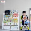 Kệ sách cho bé 5 tầng hình gấu Pakey E096