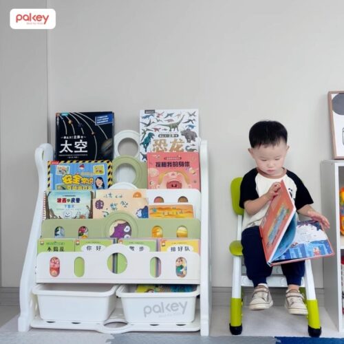Kệ sách cho bé 5 tầng hình gấu Pakey E096 24 Kệ sách cho bé 5 tầng hình gấu Pakey E096