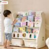 Kệ sách cho bé 5 tầng hình gấu Pakey E096