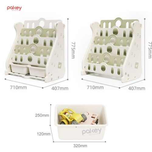 Kệ sách cho bé 5 tầng hình gấu Pakey E096 16 Kệ sách cho bé 5 tầng hình gấu Pakey E096