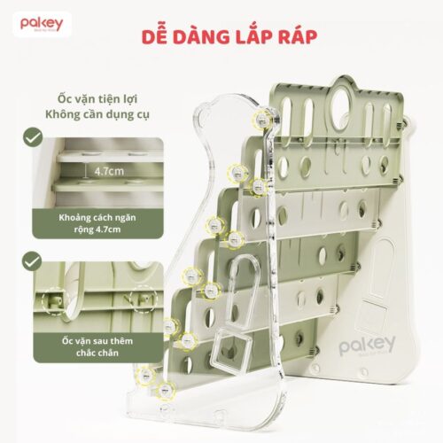 Kệ sách cho bé 5 tầng hình gấu Pakey E096 12 Kệ sách cho bé 5 tầng hình gấu Pakey E096