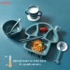 Set ăn dặm lúa mạch cho bé 29 Set ăn dặm cho phép sử dụng một cách an toàn trong lò vi sóng mà không gây hại