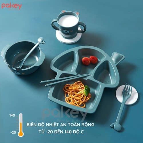 Set ăn dặm cho phép sử dụng một cách an toàn trong lò vi sóng mà không gây hại