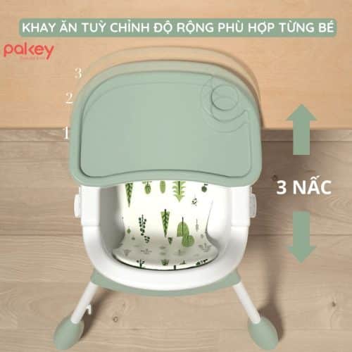 Khay ăn có 3 nấc điều chỉnh độ rộng