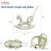 Thông tin về kích thước của ngựa bập bênh Pakey D061