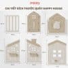 Các chi tiết của bộ quây nhựa cho bé Pakey Happy House