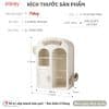 Kích thước tổng quan về sản phẩm tủ đồ cho bé Pakey E061