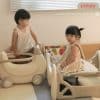 Ngựa bập bênh cho bé Pakey Banana 37 2 kiểu thú nhún sáng tạo