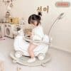 Ngựa bập bênh cho bé Pakey Banana 24 ngua bap benh co banh xe 8 New sun babies