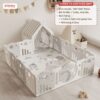 Quây cũi nhựa Pakey Phi Hành Gia 28 Quây cũi nhựa Pakey phi hành gia 1m8x2m kèm lều