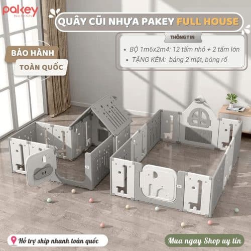 Bộ quây Happy Full House 1m6x2m: 10 tấm + 2