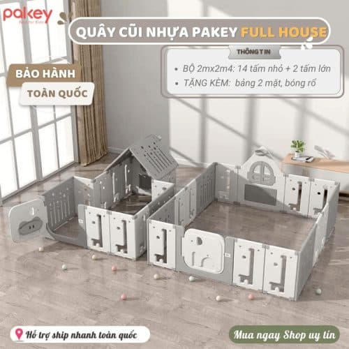 quay nhua cho be pakey full house bo 2m 2m4 New sun babies