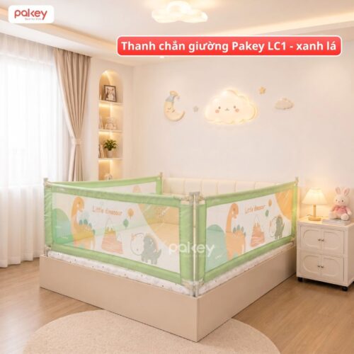 Thanh chắn giường Pakey LC1 - xanh lá
