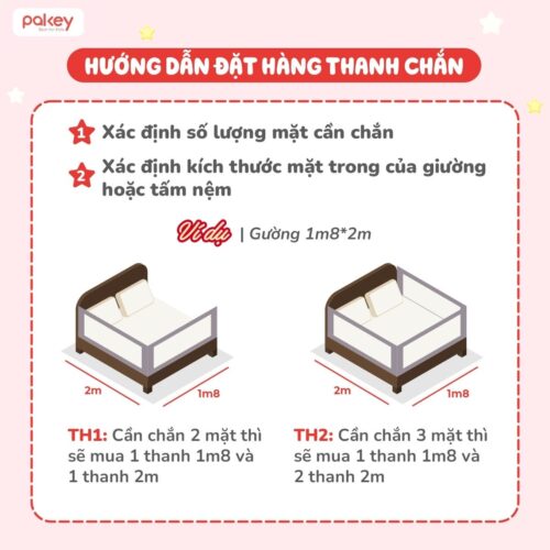 Thanh chắn giường Pakey LC1