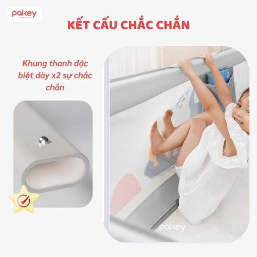 Thanh chắn giường dạng trượt Pakey SV1 Premium 31 Thanh chắn giường Pakey SV1 Premium