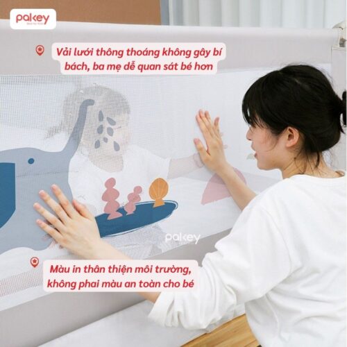 Thanh chắn giường dạng trượt Pakey SV1 Premium 37 Thanh chắn giường Pakey SV1 Premium