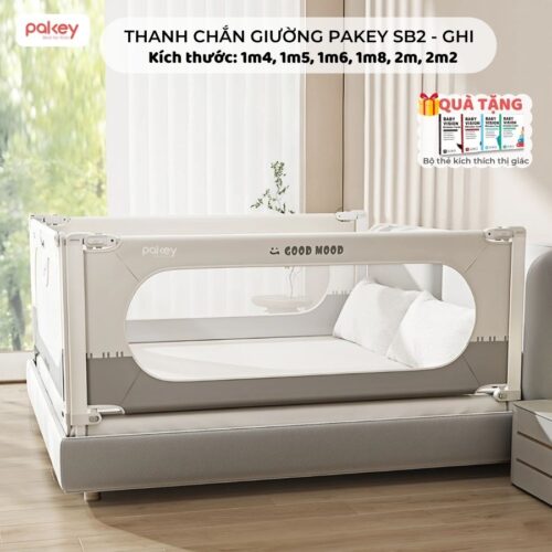 Thanh chắn giường Pakey SB2 màu ghi