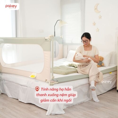 Thanh chắn giường Pakey SB2 Premium 21 thanh chắn giường Pakey SB2 nâng cấp