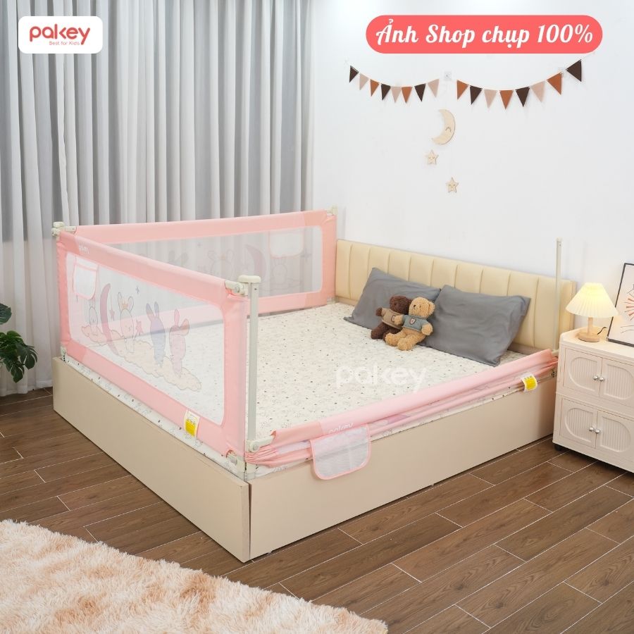 Thanh chắn giường Pakey SV1 Premium màu hồng 27 Thanh chắn giường Pakey SV1 Premium